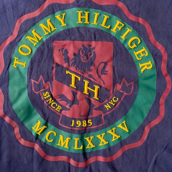 Tommy Hilfiger, blue large t shirt, unisex - Picture 2 of 4